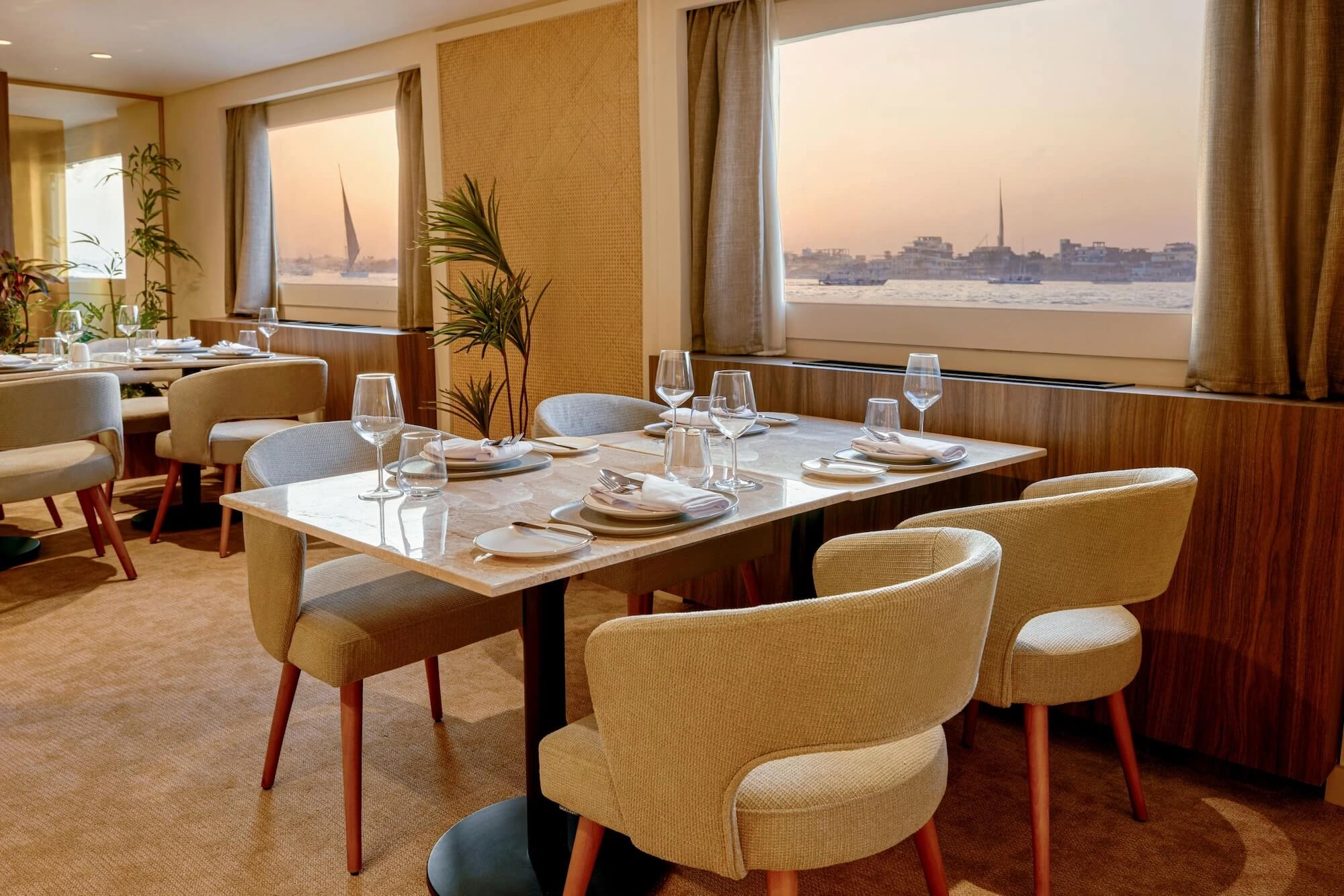 Restaurant aboard the M/S Royal Serenade Nile Cruise Nile cruise